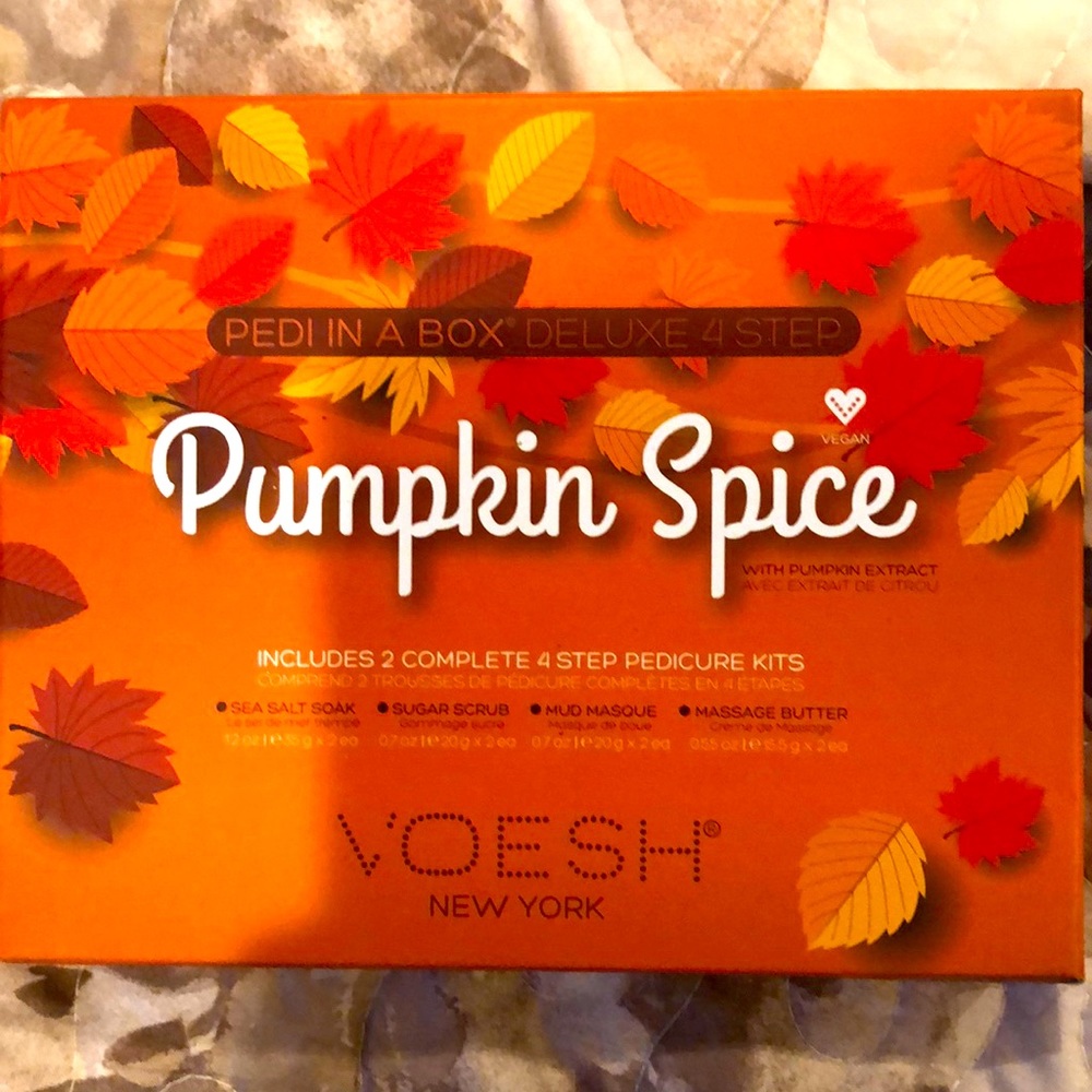 Voesh Pumpkin Spice Pedi In A Box